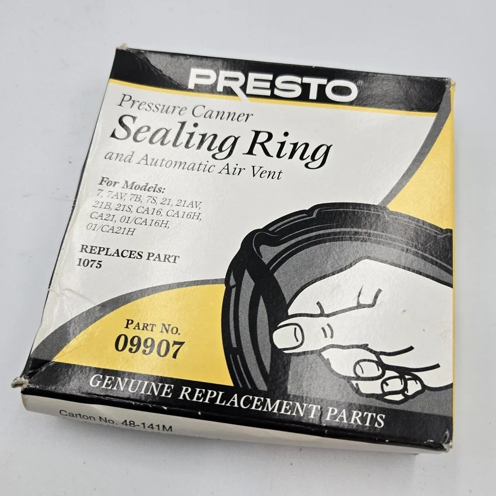 09907 - Sealing Ring‎ Gasket for Presto Pressure Cooker Multiple Models